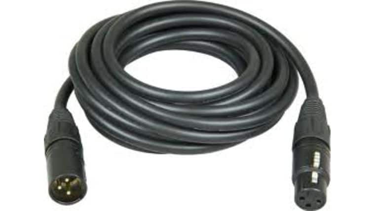 XLR 3-Pin Female to XLR Male Data Cable Rental – 100’ Black | Rental XLR 3-Pin Female to XLR Male Data Cable Rental – 100’ Black | Rental