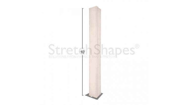 10′ Bone 12″ Hook & Loop Box Spandex Truss Sleeve Cover | Rental 10′ Bone 12″ Hook & Loop Box Spandex Truss Sleeve Cover | Rental