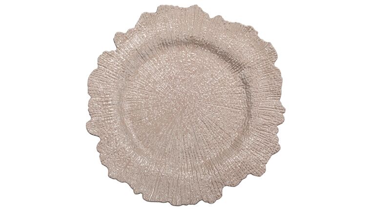 Charger Plate | Reef Acrylic – Blush | Rental Charger Plate | Reef Acrylic – Blush | Rental