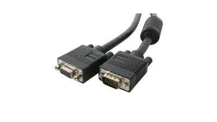 25′ VGA Hi-Resolution Cable M-F – Black – 9 Pin | Rental 25′ VGA Hi-Resolution Cable M-F – Black – 9 Pin | Rental