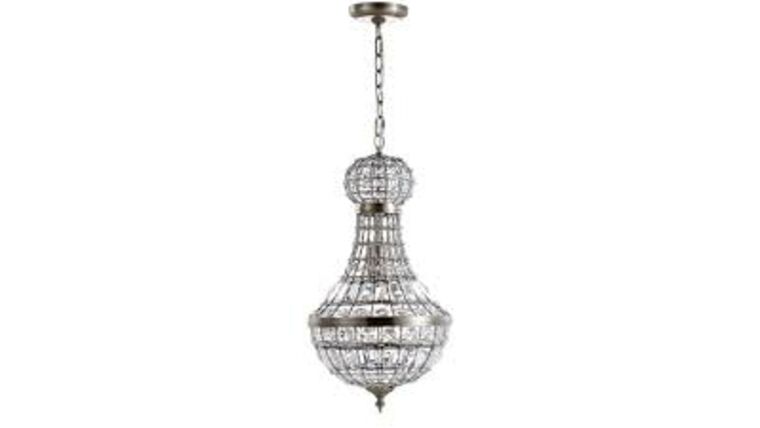 Regina 10 in. 1-Light Antique Brass Crystal/Metal Empire LED Pendant Rental | Rental Regina 10 in. 1-Light Antique Brass Crystal/Metal Empire LED Pendant Rental | Rental