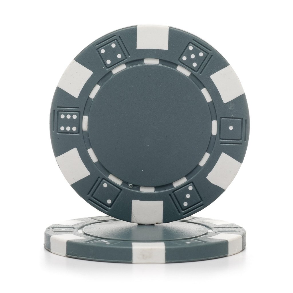 Part – Brybelly Gray Clay Composite Striped 11.5 Poker Chip | Rental