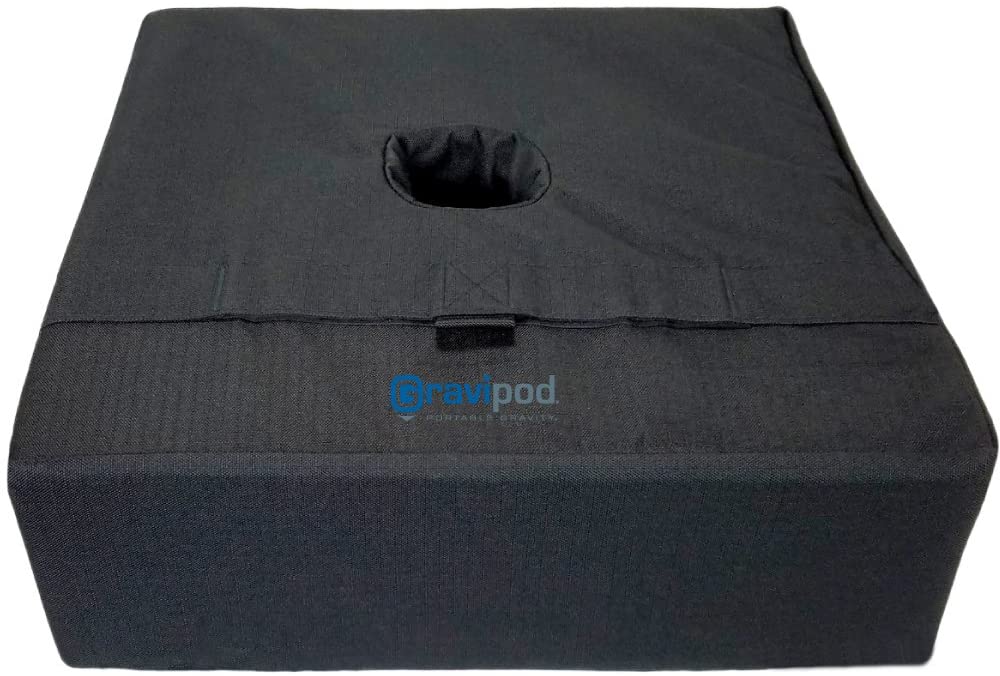 Gravipod 18″ Square Umbrella Base Weight Bag/Sand Bag – Up to 110 lbs. | Rental Gravipod 18″ Square Umbrella Base Weight Bag/Sand Bag – Up to 110 lbs. | Rental