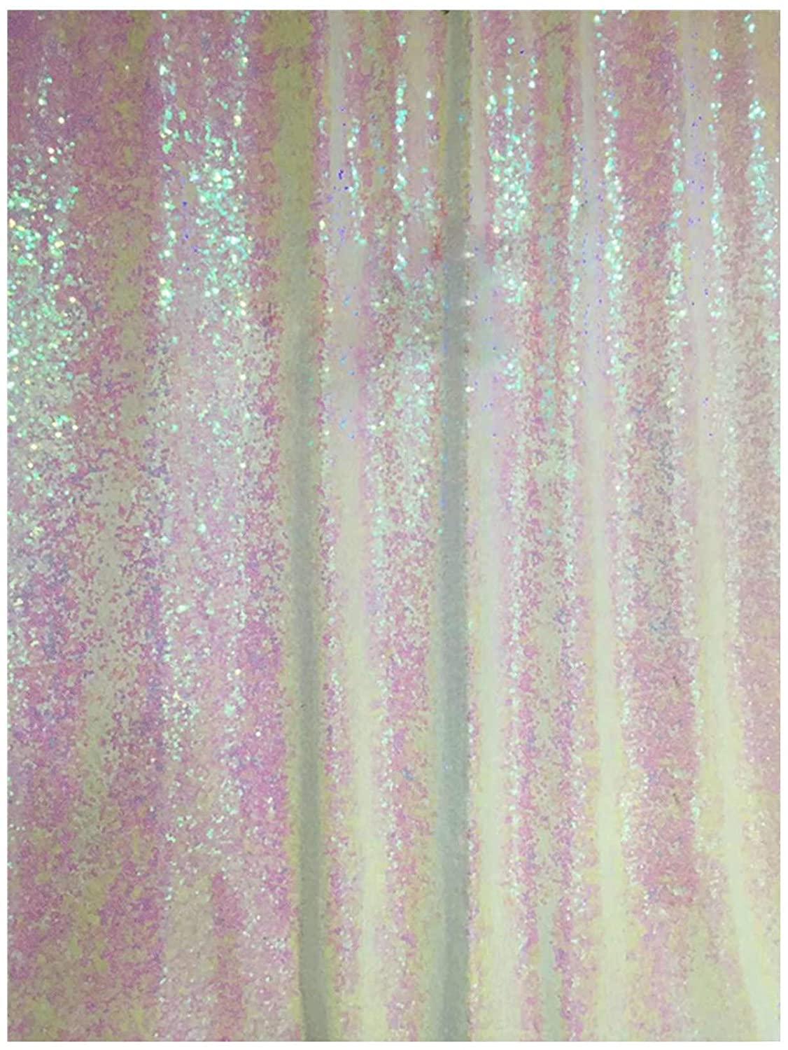 Drapery – Sequin Curtin Backdrop – 8′ x 8′ Iridescent White | Rental Drapery – Sequin Curtin Backdrop – 8′ x 8′ Iridescent White | Rental