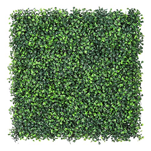 Sunnyglade 12 Pieces 20″x 20″ Artificial Boxwood Panels Topiary Hedge Plant, Privacy Hedge Screen Sun Protected Suitable for Outdoor, Indoor, Garden, Fence, Backyard and Decor (12P | Rental Sunnyglade 12 Pieces 20″x 20″ Artificial Boxwood Panels Topiary Hedge Plant, Privacy Hedge Screen Sun Protected Suitable for Outdoor, Indoor, Garden, Fence, Backyard and Decor (12P | Rental