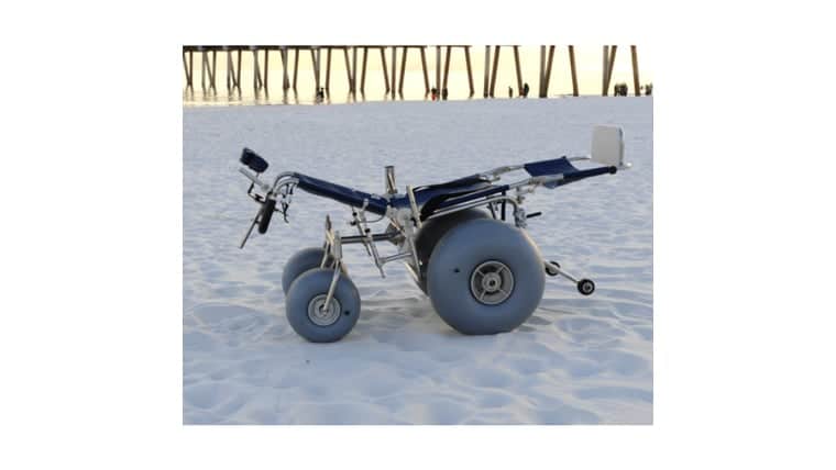 DEBUG® BEACH Wheelchair Adjustable Back & Legs | Rental DEBUG® BEACH Wheelchair Adjustable Back & Legs | Rental