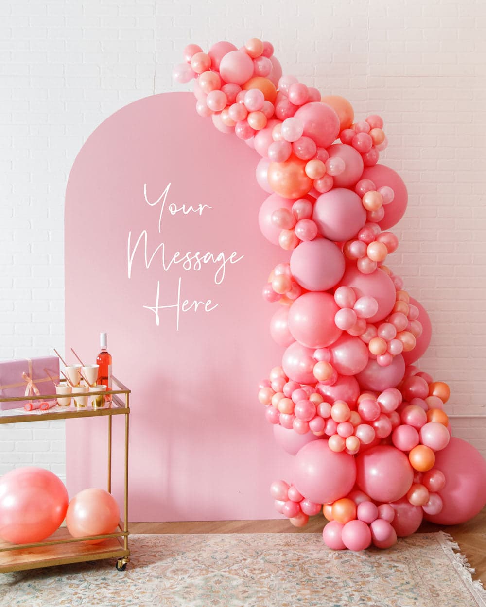 Rosé Bubbles – The Aadi Panel with Garland | Rental