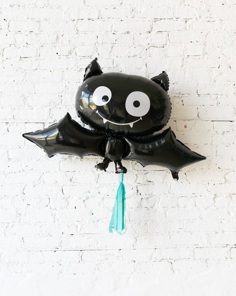 41in Bat Foil Balloon with Mint Skirt | Rental 41in Bat Foil Balloon with Mint Skirt | Rental