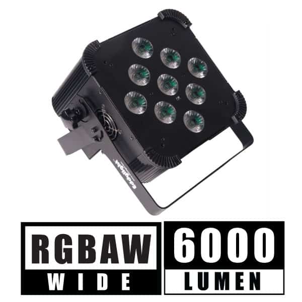 5 in 1 DMX Flat LED Plug-In Powered Light | Rental