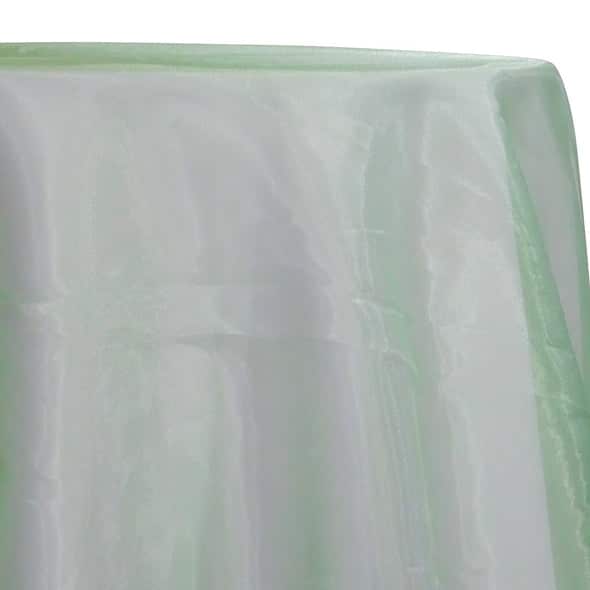 Crystal Organza Table Linen in Mint 600 | Rental Crystal Organza Table Linen in Mint 600 | Rental