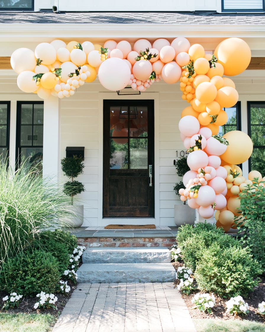 OUTDOOR – Bridal – Balloon Garland with Greenery – 18ft | Rental OUTDOOR – Bridal – Balloon Garland with Greenery – 18ft | Rental
