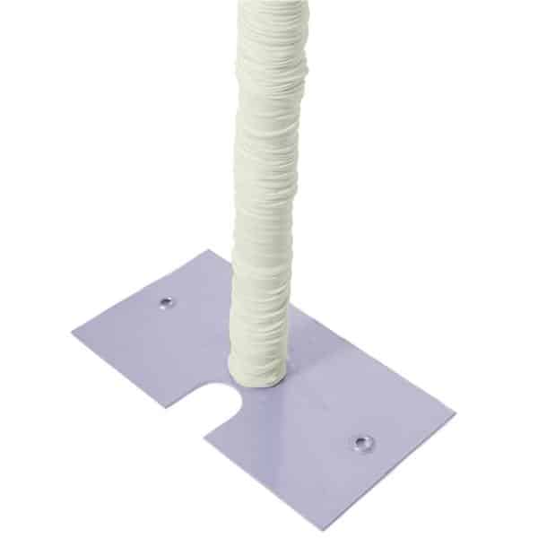 20ft Spandex Pole Cover (for upright 14ft & under) – Ivory | Rental