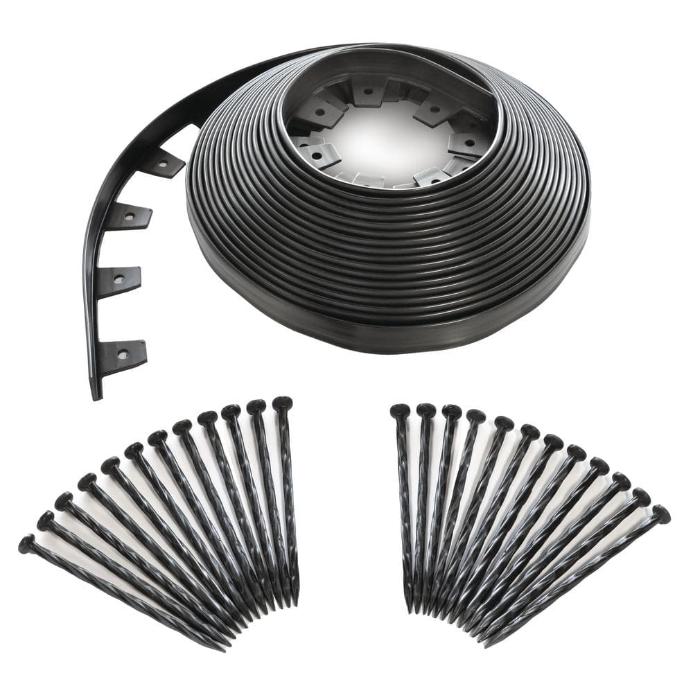 Vigoro — 60 ft. No-Dig Plastic Landscape Edging Kit | Rental