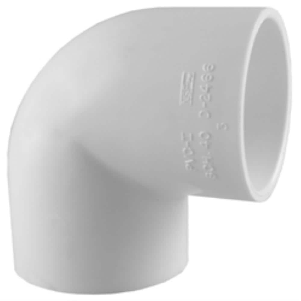 Charlotte Pipe — 1-1/2 in. x 1-1/2 in. 90 Degree PVC Socket x Socket Elbow Fitting | Rental Charlotte Pipe — 1-1/2 in. x 1-1/2 in. 90 Degree PVC Socket x Socket Elbow Fitting | Rental