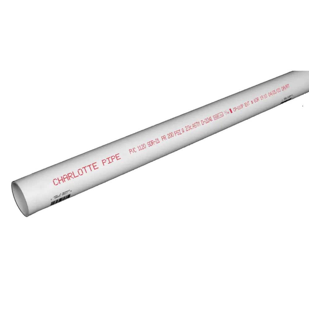 Charlotte Pipe — 3/4 x 10 PR 200 Pipe Plain End | Rental Charlotte Pipe — 3/4 x 10 PR 200 Pipe Plain End | Rental