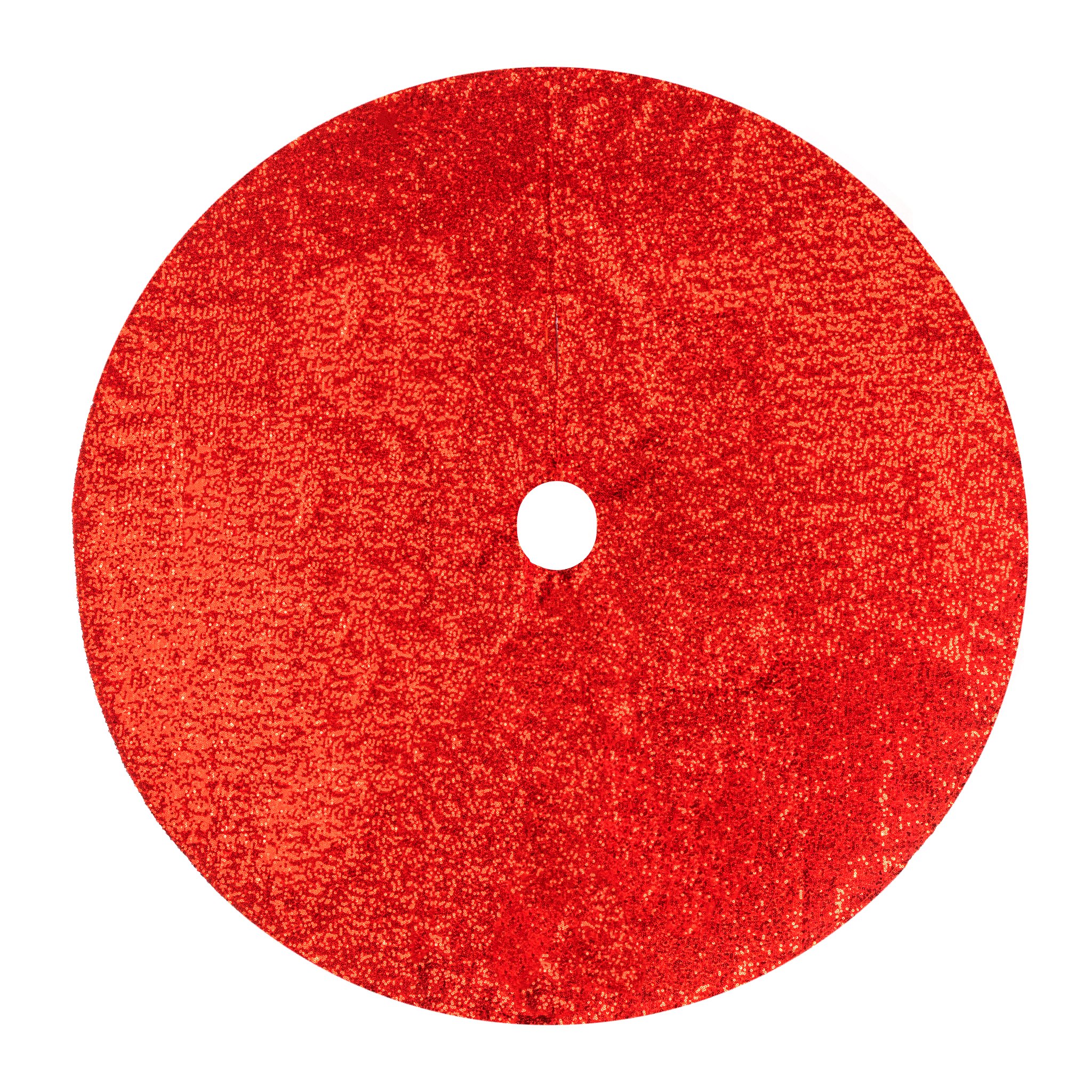 Glitz Sequin Tree Skirt 48″ Round – Red | Rental Glitz Sequin Tree Skirt 48″ Round – Red | Rental