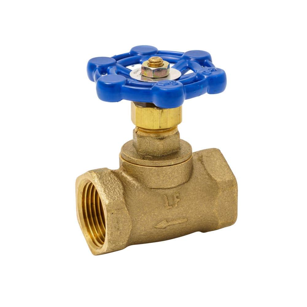 Everbilt — 3/4 in. Brass FPT Stop Valve | Rental Everbilt — 3/4 in. Brass FPT Stop Valve | Rental