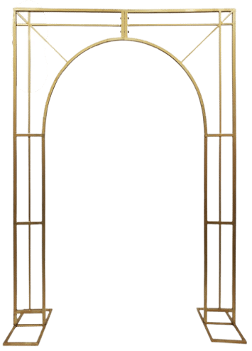 Elegant Metal Arch – Gold | Rental Elegant Metal Arch – Gold | Rental