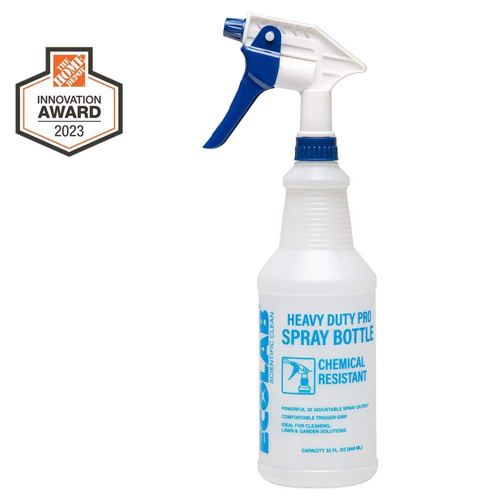 ECOLAB — 32 oz. Heavy Duty Pro All Purpose Spray Bottle; Refillable Bottle with Adjustable Nozzle | Rental ECOLAB — 32 oz. Heavy Duty Pro All Purpose Spray Bottle; Refillable Bottle with Adjustable Nozzle | Rental