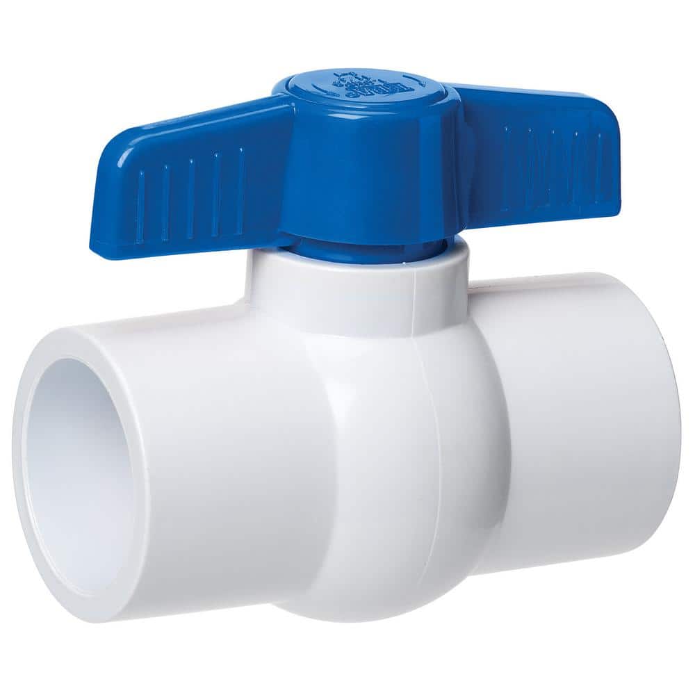 Everbilt — 1 in. Solvent x 1 in. Solvent Schedule 40 PVC Ball Valve | Rental Everbilt — 1 in. Solvent x 1 in. Solvent Schedule 40 PVC Ball Valve | Rental