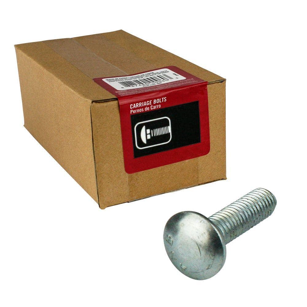 Everbilt — 3/8 in.-16 x 3-1/2 in. Zinc Plated Carriage Bolt (25-Pack) | Rental