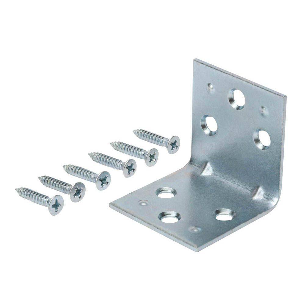 Everbilt — (2-Pack) 1-1/2 in. Zinc-Plated Double-Wide Corner Brace | Rental Everbilt — (2-Pack) 1-1/2 in. Zinc-Plated Double-Wide Corner Brace | Rental