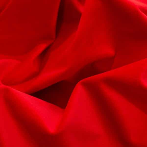Red Casablanca Velvet Designer Drape by Eastern Mills – Choose your Length – 57″ Wide | Rental