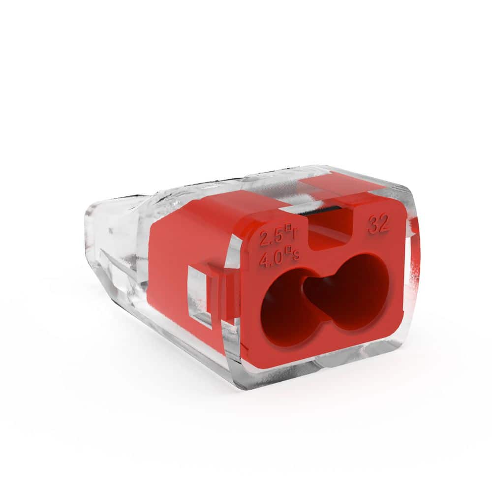 IDEAL — 2-Port In-Sure Push-In Wire Connector, Red (300-Jar) | Rental IDEAL — 2-Port In-Sure Push-In Wire Connector, Red (300-Jar) | Rental