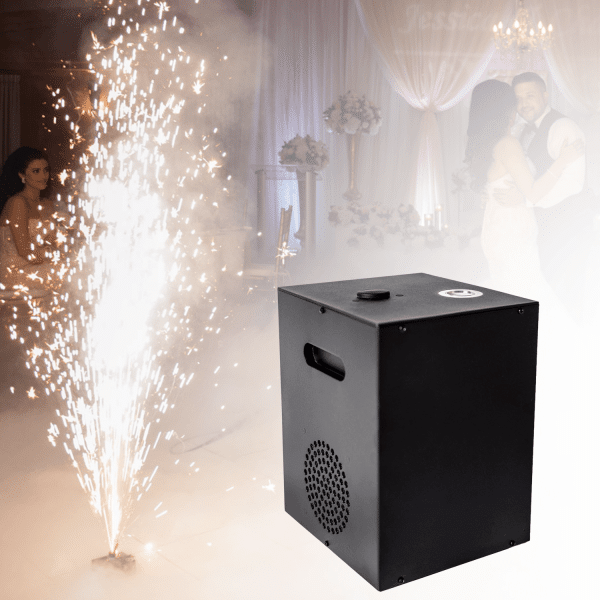 EddyLight Pro Cool Sparkler Machine – Shoots Flame-less Sparks up to 16ft! | Rental