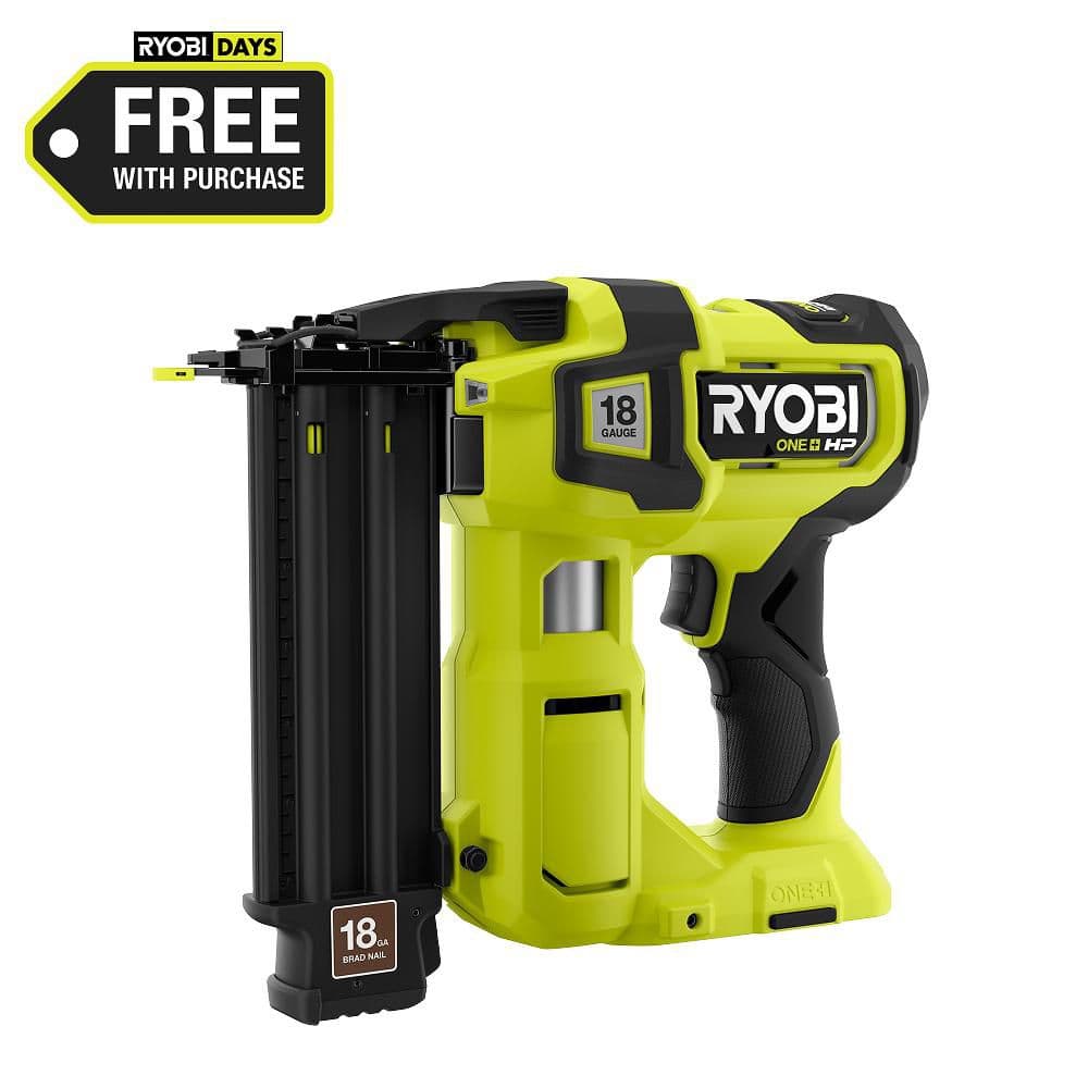 RYOBI — ONE+ HP 18V 18-Gauge Brushless Cordless AirStrike Brad Nailer (Tool Only) | Rental