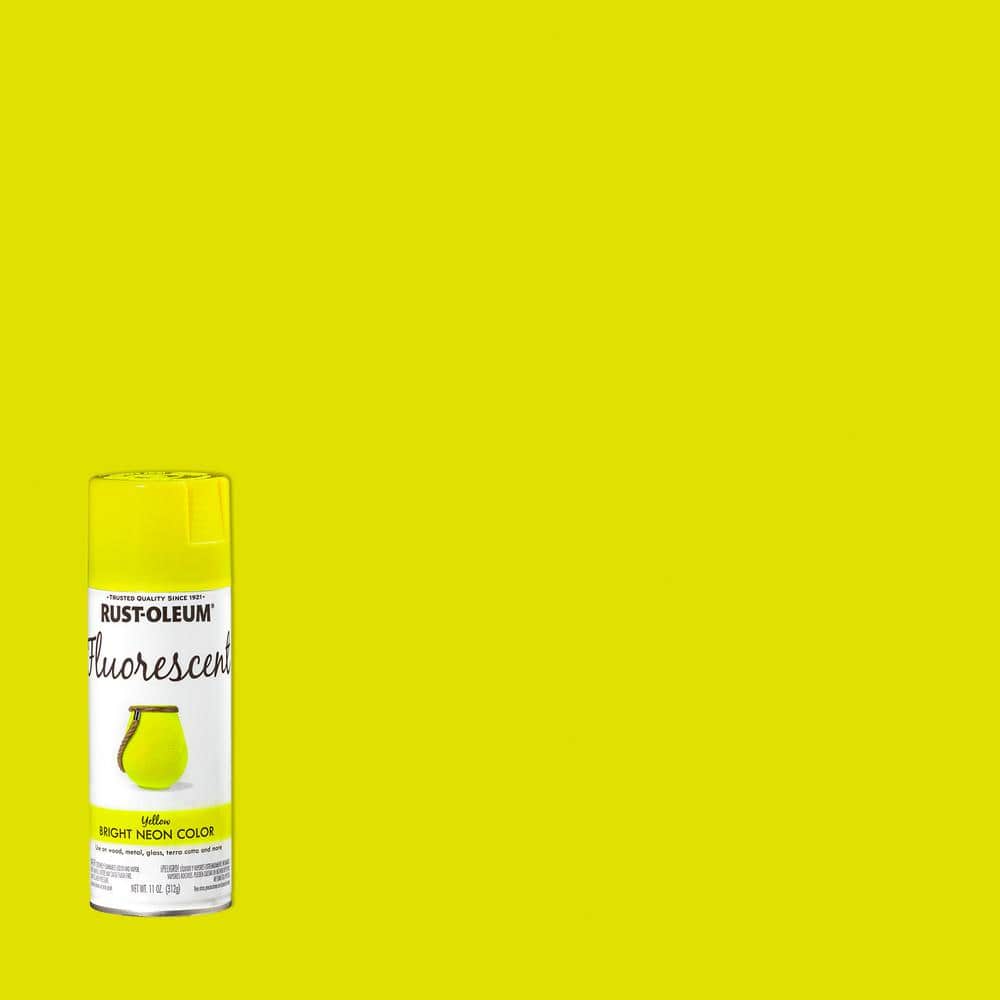 Rust-Oleum Specialty — 11 oz. Fluorescent Yellow Spray Paint | Rental
