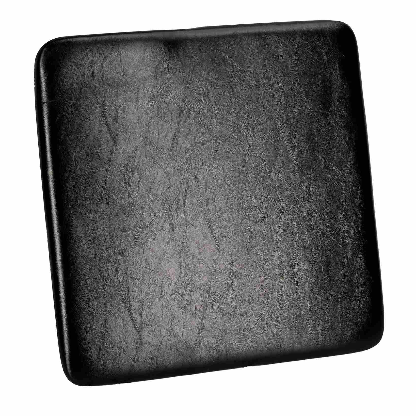black 075 vinyl panel cushion with slipnot technology for clear folding chair 1