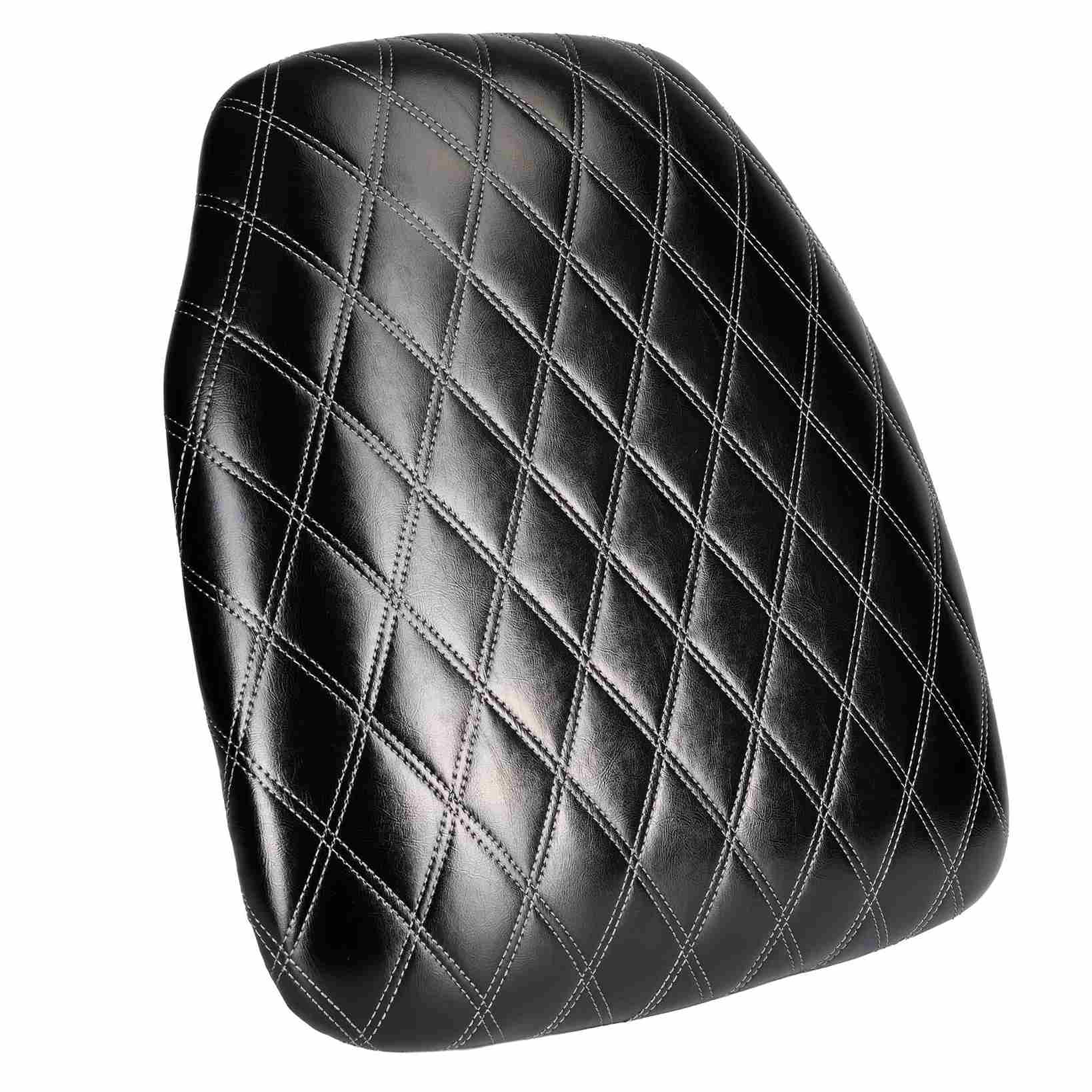 black vinyl panel back chiavari cushion with bentley stitching and slipnot 1 1
