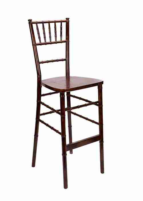 fruitwood medium brown toughwood chiavari barstool 1