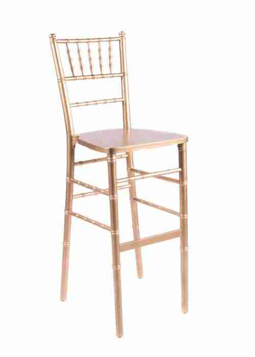 Gold ToughWood™ Chiavari Barstool | Rental