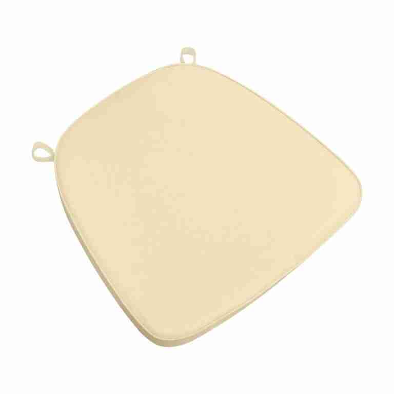 Ivory 2.0″ Thick Vinyl Chiavari Chair Cushion | Rental