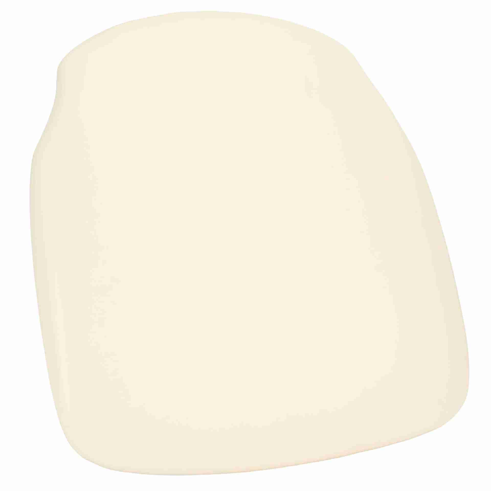 ivory vinyl 175 thick cross back cushion with slipnot technology