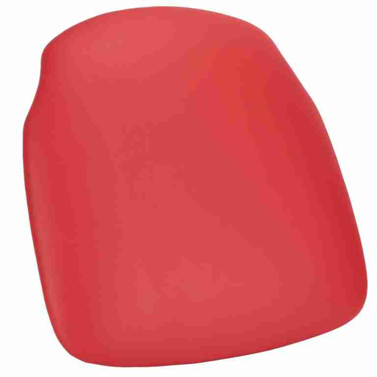 Red Vinyl 1.75″ Thick Cross Back Cushion with SlipNot™ Technology | Rental Red Vinyl 1.75″ Thick Cross Back Cushion with SlipNot™ Technology | Rental