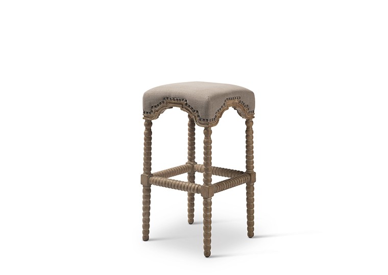 Shiloh Spindle Stool, Latte | Rental Shiloh Spindle Stool, Latte | Rental