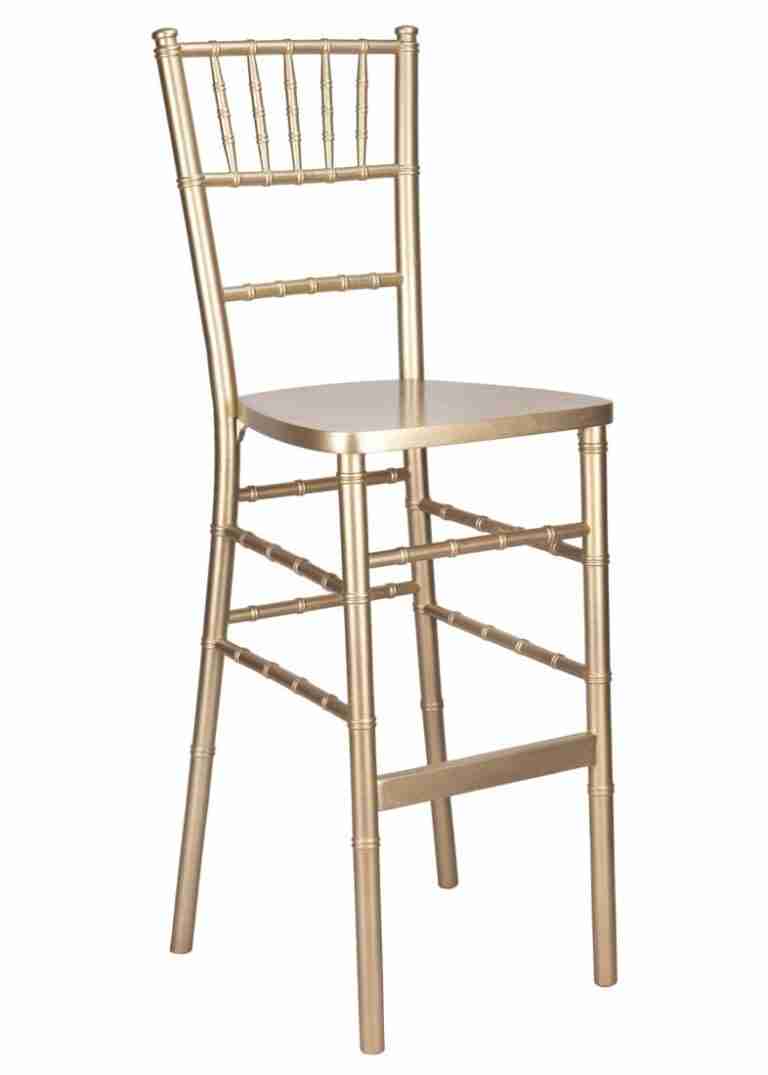 Sparkling Gold Champagne ToughWood™ Chiavari Barstool | Rental Sparkling Gold Champagne ToughWood™ Chiavari Barstool | Rental