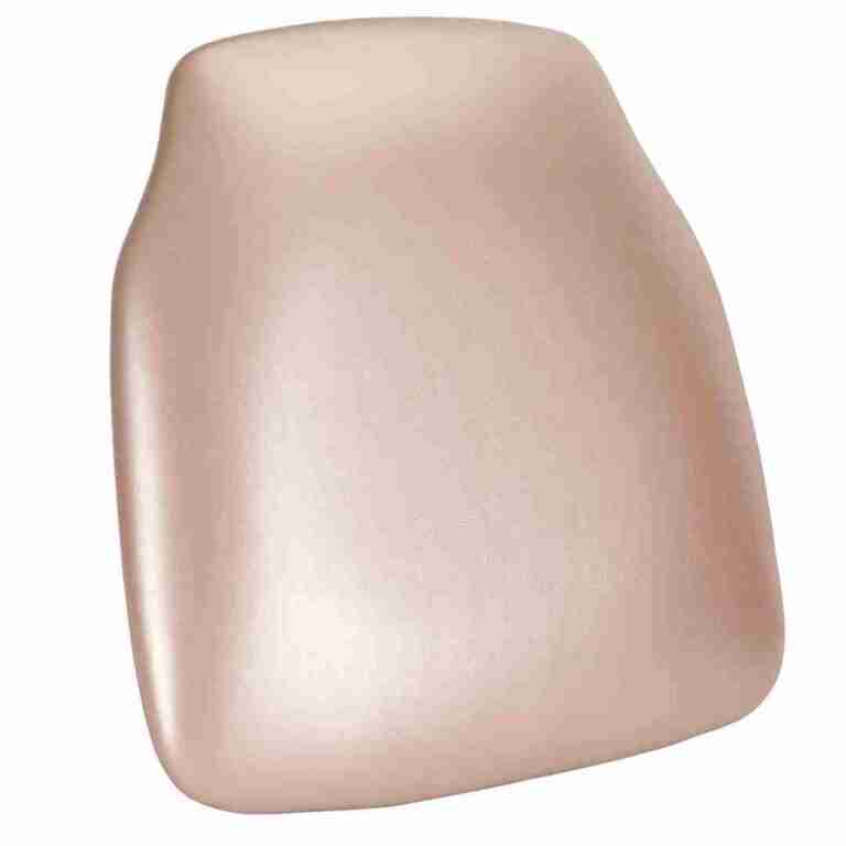 Sparkling Rose Gold Vinyl Panel Contour Back Chiavari Cushion with SlipNot™ Technology | Rental Sparkling Rose Gold Vinyl Panel Contour Back Chiavari Cushion with SlipNot™ Technology | Rental