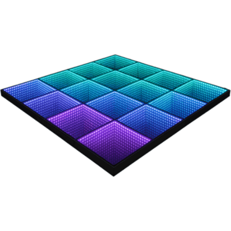 20′ x 20′ LED Infinity Illuminated Mirror Dance Floor Piece | Rental 20′ x 20′ LED Infinity Illuminated Mirror Dance Floor Piece | Rental